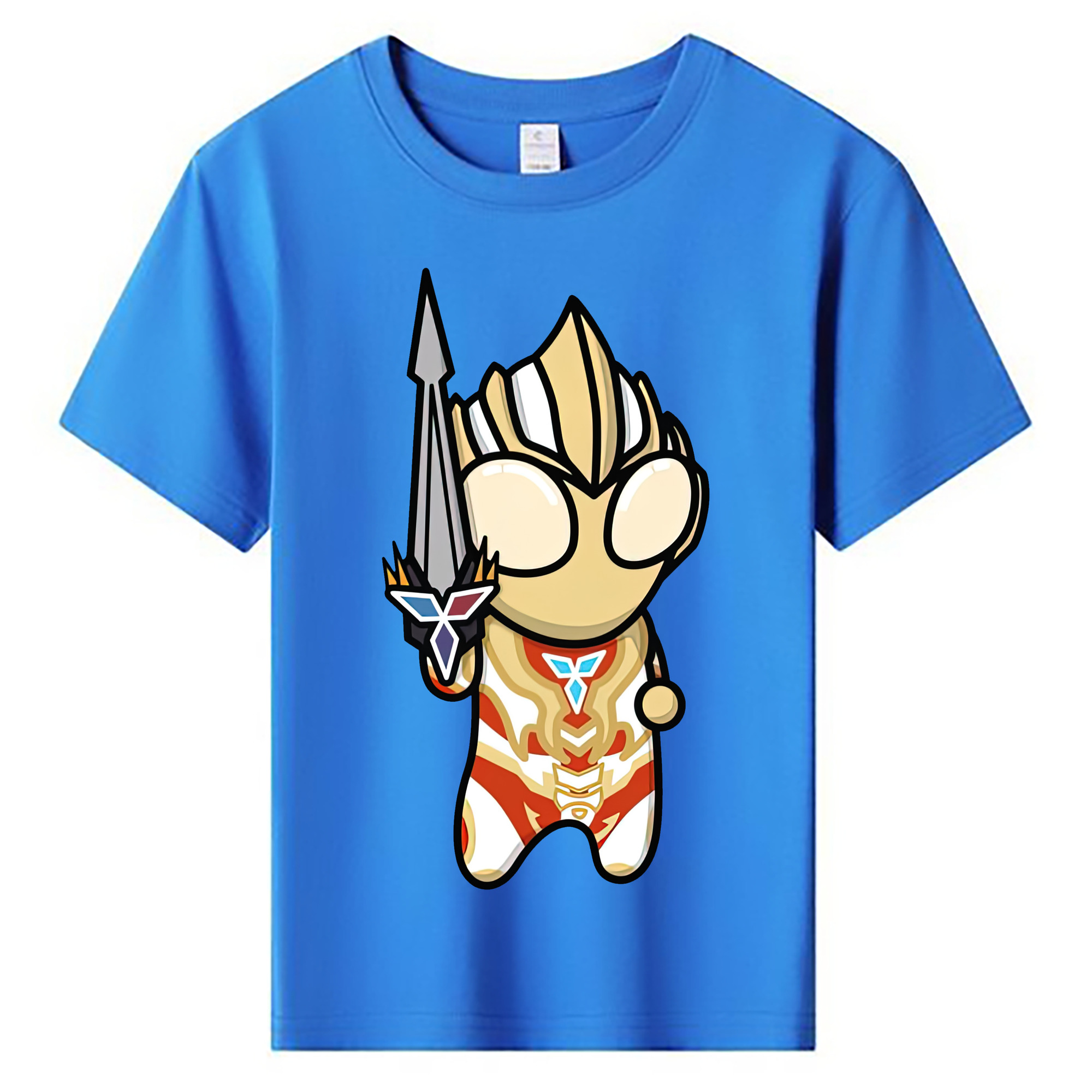 （画像用） ウルトラマン Ultraman 綿100％キッズTシャツ（フロントプリント）